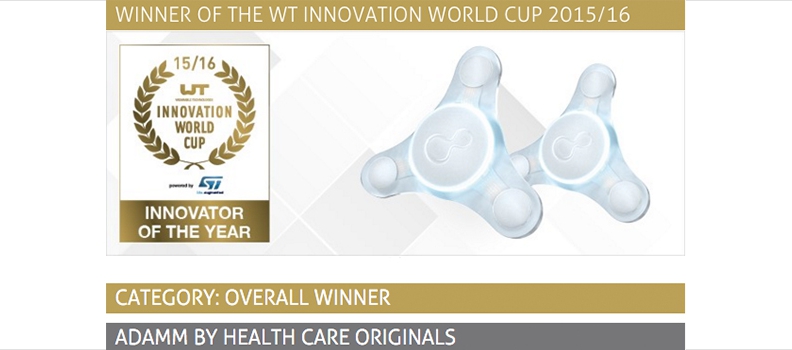 ADAMM named overall winner in the Innovation World Cup by WT